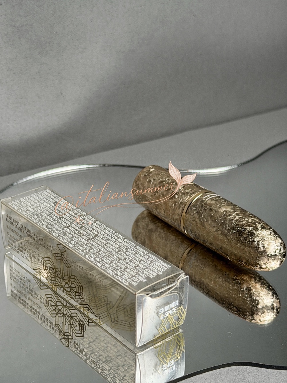 Mac Snow Ball Limited Edition Frost Lipstick Shimmer&Spice Rare Discontinued NIB - Picture 7 of 7